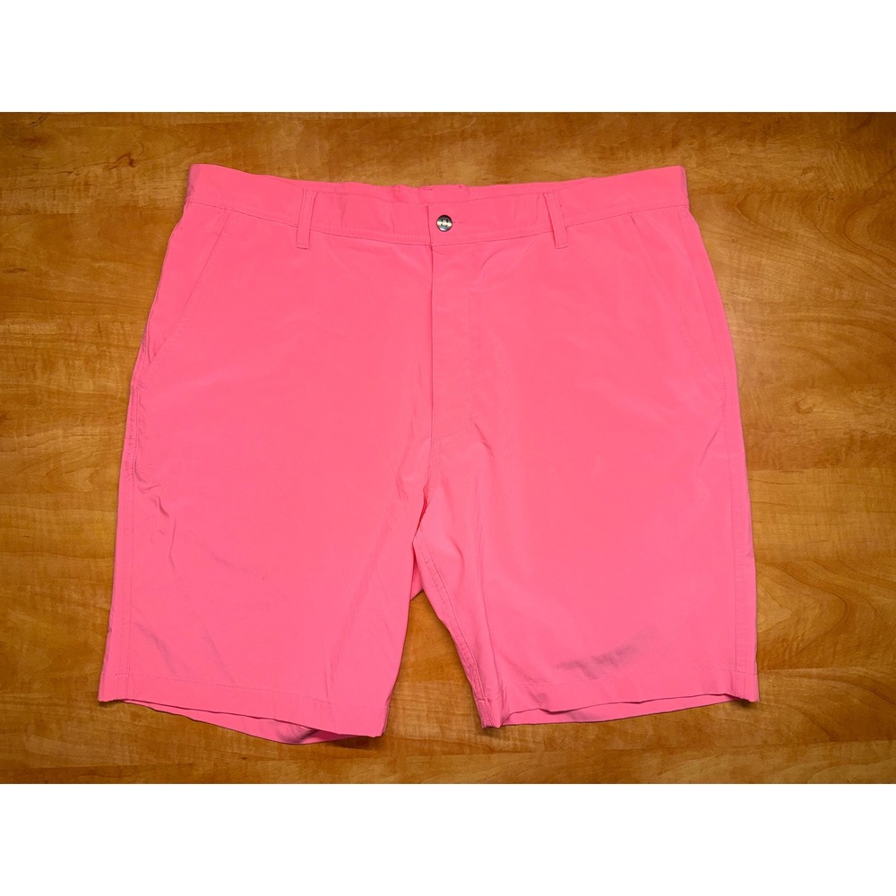 FootJoy Mens Performance Golf Shorts Neon Pink Size 38 Stretch Lightweight FJ